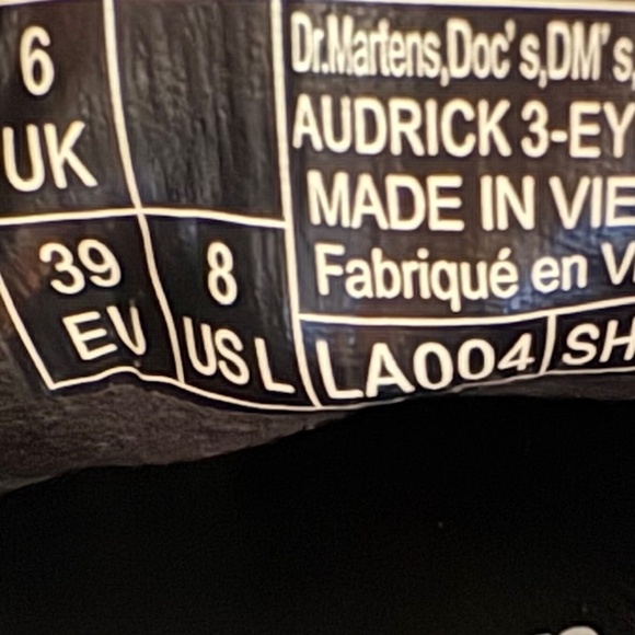 Dr. Martens women’s Audrick 3-Eye Platform Shoe - Picture 11 of 12